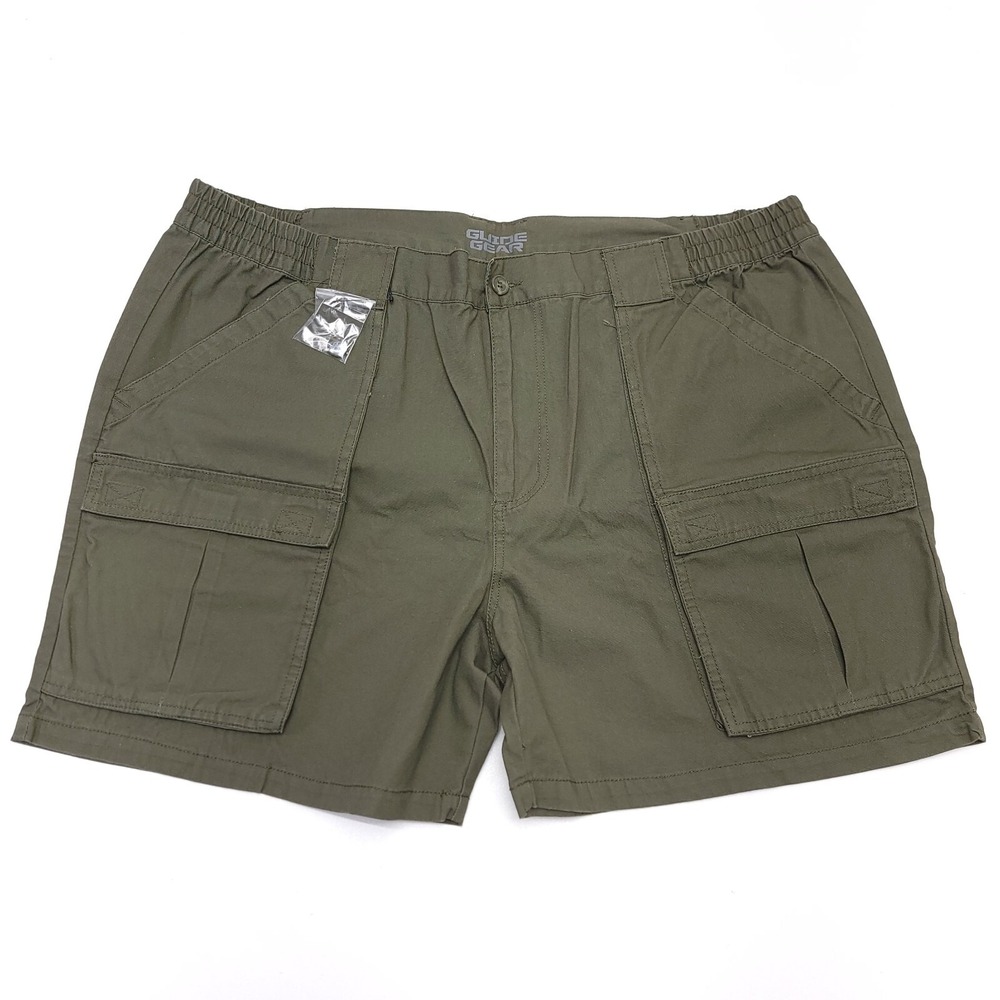 Guide Gear Men's Cargo Shorts Lot Of 2 Olive Green, Gray Size‎ 44 Hiking Casual - Picture 2 of 7